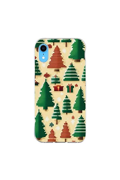 OEM Husa compatibila cu Apple iPhone XR Silicon Gel Tpu Model Pixel Art Chris...
