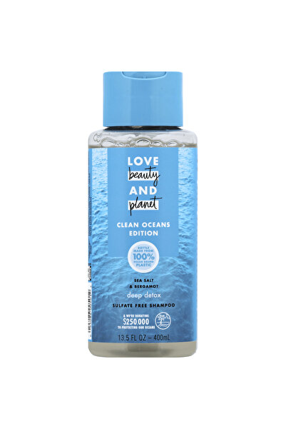 Love Beauty and Planet Sare de mare și Bergamotă, Șampon de păr, 400 ml