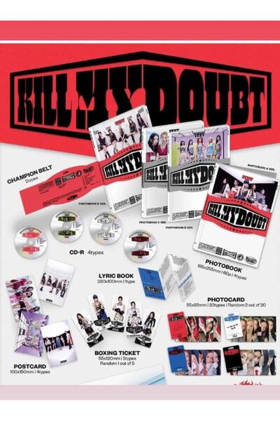 tays store ITZY - [KILL MY DOUBT] STANDARD Ver. Album (RANDOM)