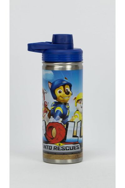 Generic Paw Patrol Single Wall Stainless Steel Water Bottle with Polypropylen...