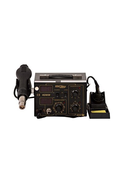 Kraft&dele Stație de lipit cu aer cald și Letcon, Kraft&Dele, KD859, 700W, te...