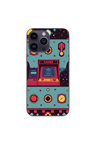 OEM Husa compatibila cu Apple iPhone 15 Pro Max Silicon Gel Tpu Model Gamer A...