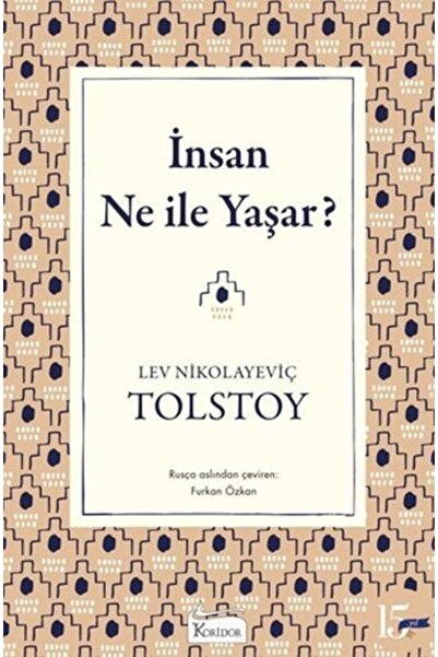 Koridor Yayıncılık İnsan Ne ile Yaşar?
