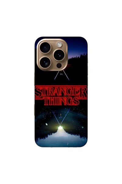 OEM Husa compatibila cu Apple iPhone 16 Pro Silicon Gel Tpu Model Stranger Th...