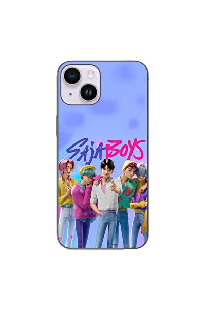OEM Husa compatibila cu Apple iPhone 15 Silicon Gel Tpu Model KPop Demon Hunt...