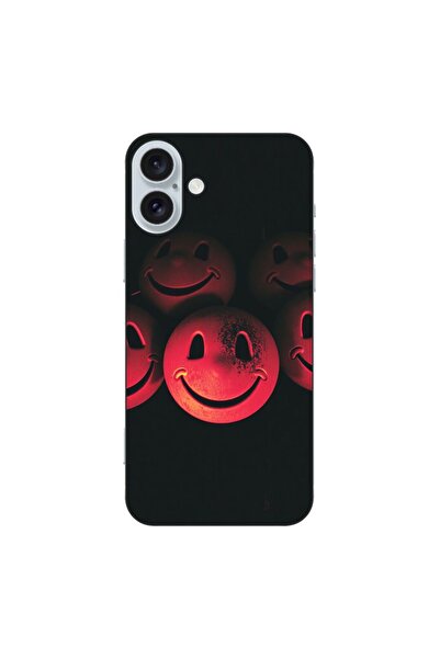OEM Husa compatibila cu Apple iPhone 16 Plus Silicon Gel Tpu Model Grungy Smi...
