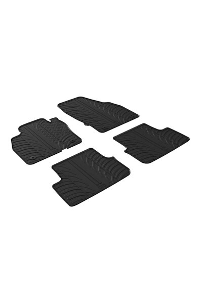 Gledring Set covorase auto din cauciuc Audi A1 12.2018-, Negru, Gledring, 4 buc.