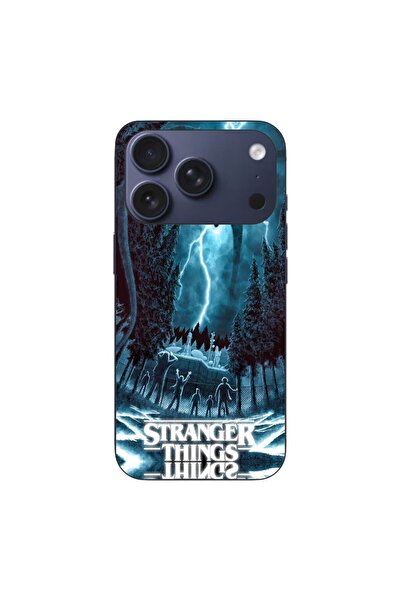 OEM Husa compatibila cu Apple iPhone 17 Pro Silicon Gel Tpu Model Stranger Th...
