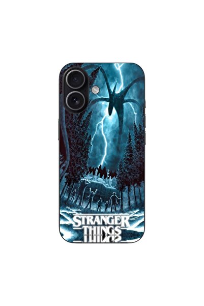 OEM Husa compatibila cu Apple iPhone 17 Silicon Gel Tpu Model Stranger Things...