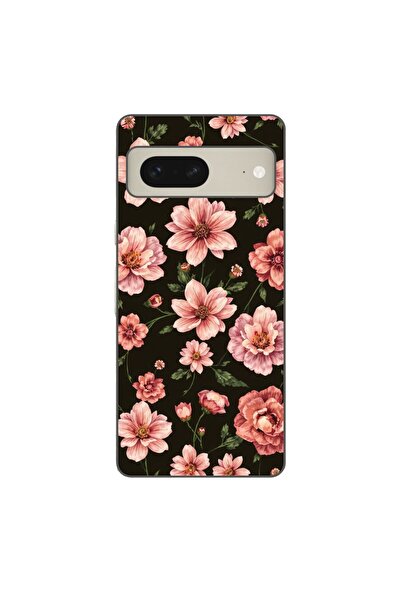 OEM Husa compatibila cu Google Pixel 7 Silicon Gel Tpu Model Pink Spring Flowers