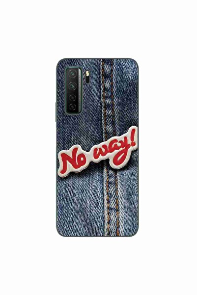OEM Θήκη συμβατή με Huawei P40 Lite 5G Σιλικόνης Gel TPU Μοντέλο No Way Jeans