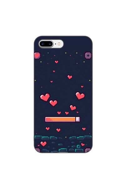 OEM Husa compatibila cu Apple iPhone 7 Plus, 8 Plus Silicon Gel Tpu Model Pix...