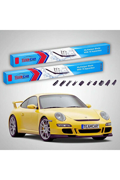 TEAMCAR Lamele ștergătoare Porsche 911 GT3 997.1 2006-2009 |   Set frontal pl...