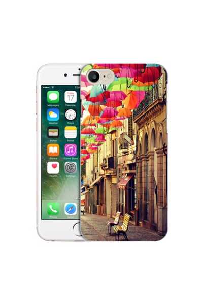 OEM Θήκη συμβατή με Apple iPhone 7 από σιλικόνη gel TPU με vintage σχέδιο ομπ...