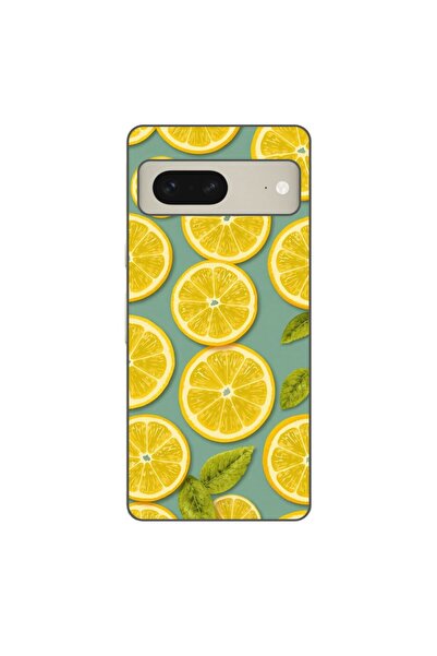 OEM Husa compatibila cu Google Pixel 8 Silicon Gel Tpu Model Summer Lemon Slices