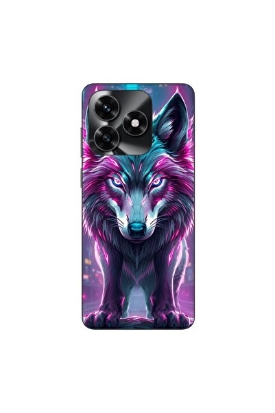 OEM Husa compatibila cu Honor X5c Plus Silicon Gel Tpu Model Cyberpunk Wolf