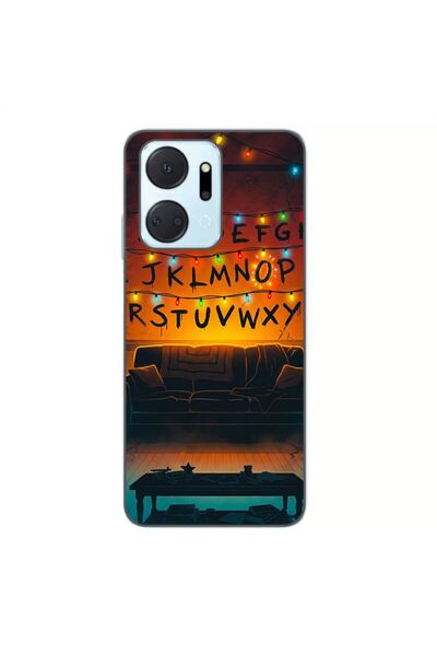 OEM Θήκη συμβατή με Honor X7a από Σιλικόνη Τζελ TPU, Σχέδιο Stranger Things Α...