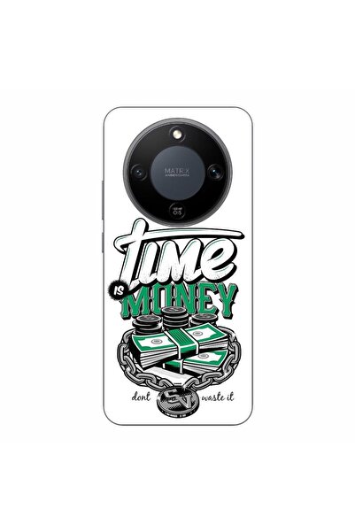 OEM Husa compatibila cu Honor Magic8 Lite Silicon Gel Tpu Model Mesaj Time Is...