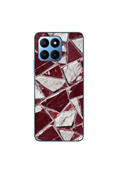 OEM Husa compatibila cu Honor X6 Silicon Gel Tpu Model Broken Glass Red Blood