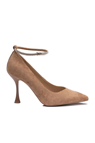 UrbanShoes Pantofi stiletto damă, Epica - 4390 Cappuccino Textil
