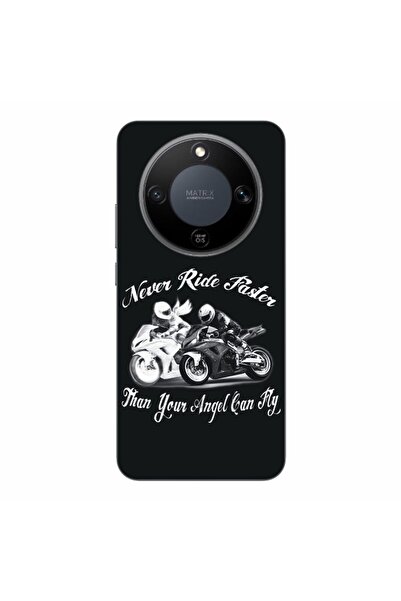 OEM Husa compatibila cu Honor Magic8 Lite Silicon Gel Tpu Model Never Ride Fa...