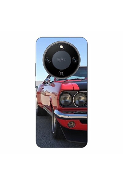 OEM Husa compatibila cu Honor Magic8 Lite Silicon Gel Tpu Model Red Muscle Car