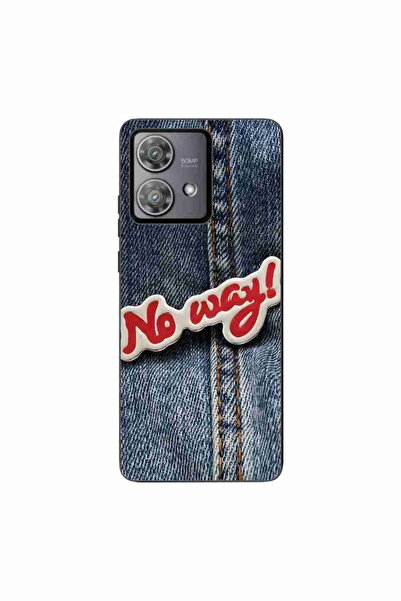 OEM Θήκη συμβατή με Motorola Edge 40 Neo Σιλικόνης Τζελ TPU Μοντέλο No Way Jeans