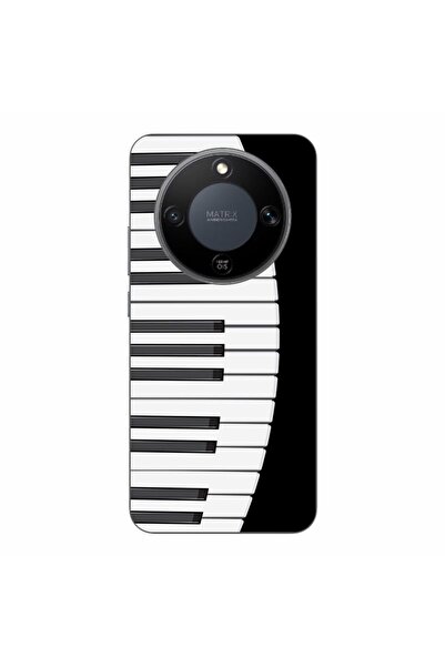 OEM Husa compatibila cu Honor Magic8 Lite Silicon Gel Tpu Model Piano Keys