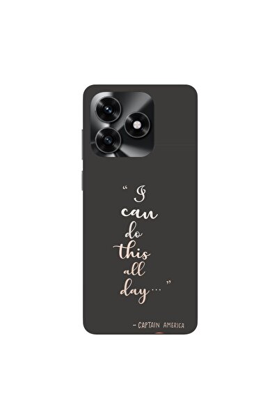 OEM Husa compatibila cu Honor X5c Plus Silicon Gel Tpu Model Mesaj I Can Do T...