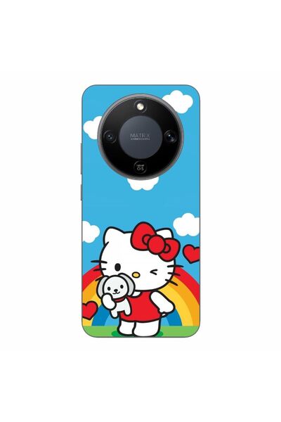 OEM Husa compatibila cu Honor Magic8 Lite Silicon Gel Tpu Model Hello Kitty R...