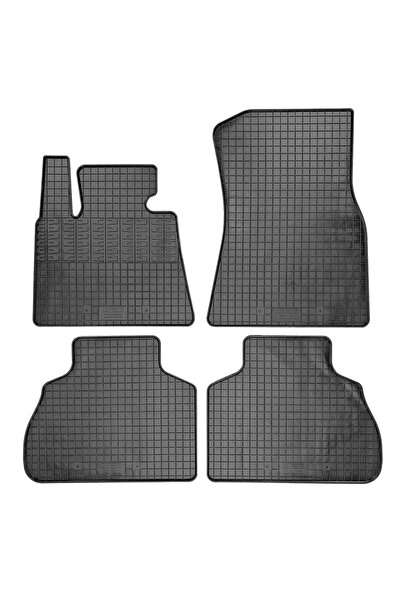 RapidAuto Set covorase auto din cauciuc BMW X7 (G07) 2018- 5 Usi; Negre