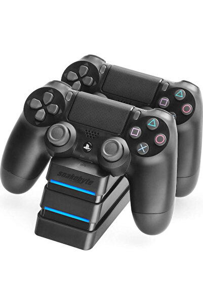 SNAKEBYTE Twin:Charge 4 Σταθμός Φόρτισης για 2 χειριστήρια PS4 με φωτισμό LED...
