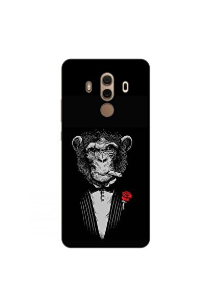 OEM Husa compatibila cu Huawei Mate 10 Pro Silicon Gel Tpu Model Cigar Monkey