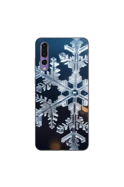 OEM Husa compatibila cu Huawei P20 Pro Silicon Gel Tpu Model Big Snowflake