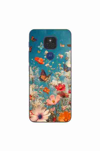 OEM Husa compatibila cu Motorola Moto E7 Plus Silicon Gel Tpu Model Flori si ...