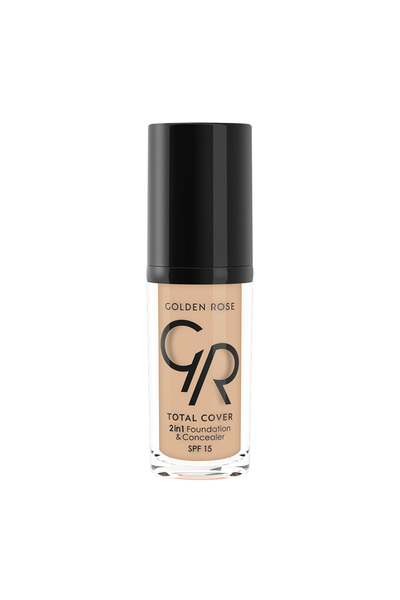 Golden Rose TOTALE COVER 2IN1 FOUNDATION CONCEALER SPF 15 05 COOL SAND 30ML