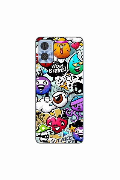 OEM Husa compatibila cu Motorola Moto E22, E22i Silicon Gel Tpu Model Pop Art...