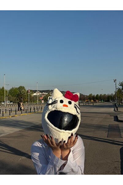 Kask Peluş Happy Kitty