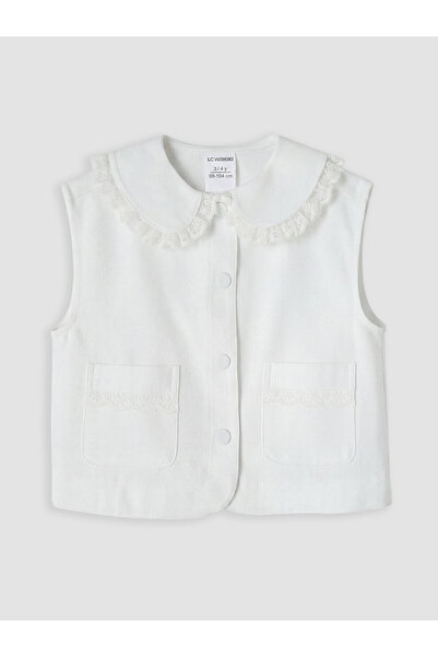LC Waikiki Nevavm Farklı Bebe Yaka Girl's Gabardine Jacket