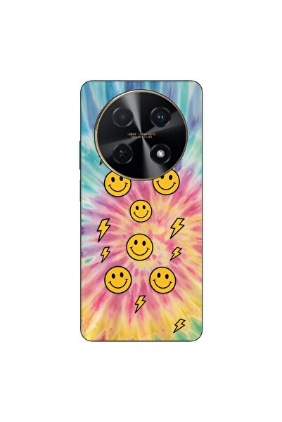 OEM Husa compatibila cu Huawei Nova 12i Silicon Gel Tpu Model Retro Smiley Faces