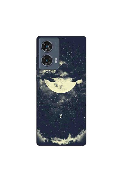 OEM Husa compatibila cu Motorola Edge 50 Fusion Silicon Gel Tpu Model Moon Cl...