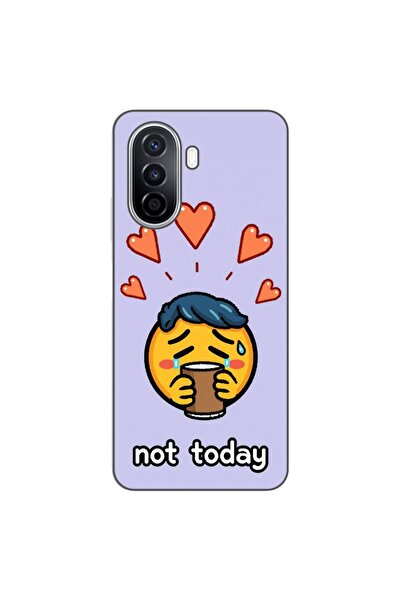 OEM Θήκη συμβατή με Huawei Nova Y70 Σιλικόνης Gel TPU Μοντέλο Not Today