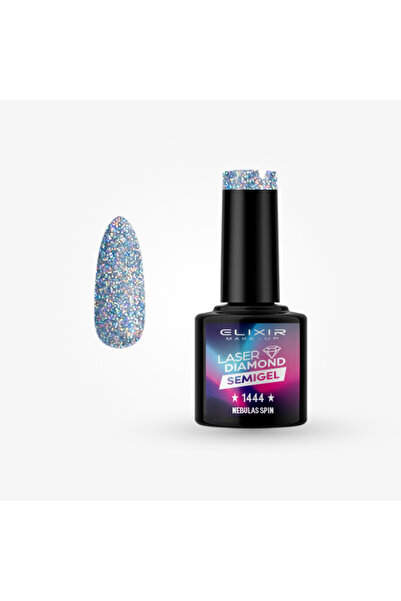 Elixir LASER DIAMOND SEMIGEL ΗΜΙΜΟΝΙΜΟ ΒΕΡΝΙΚΙ 1444 NEBULAS SPIN 8ML
