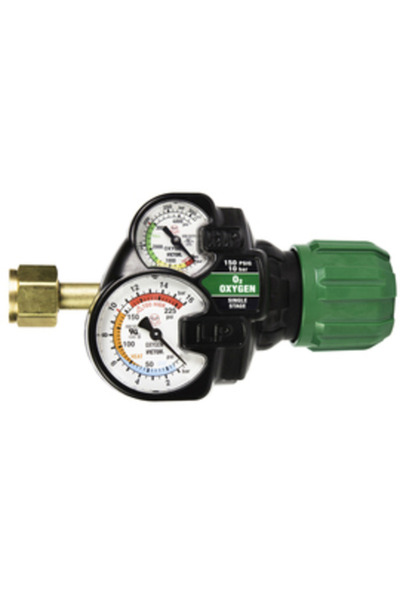 Victor ® Heavy Duty/High Capacity Oxygen Single Stage Industrial Regulator