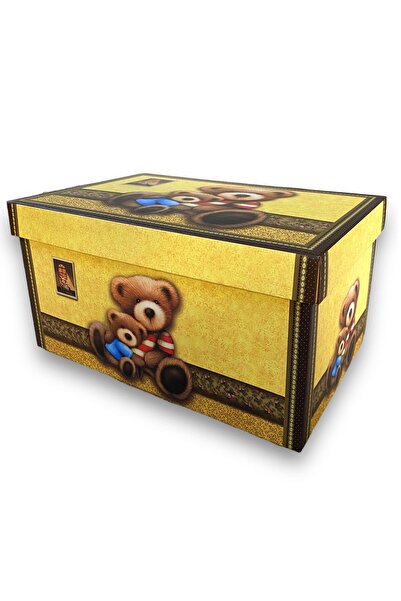 OEM Rectangular cardboard box, gift packaging, teddy bear design, 49 x 30 x 2...