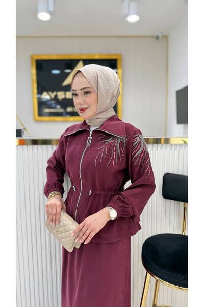 MODA Ayşe Akay tencel kubra kumaş ikili takım