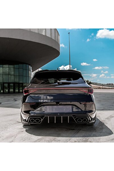 ROAL TUNİNG CUPRA Leon MK1 Uyumlu Arka Tampon Difüzör (2020+) - Piano Black