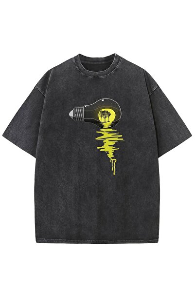 bellanova Unisex Oversize Printed T-Shirt Streetwear Comfortable Fit Daily Pr...