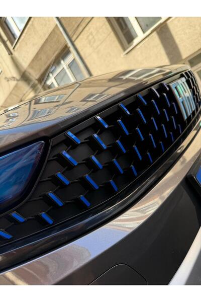 Ark Sticker Egea Cross Ön Panjur Sticker Set Reflektif Lacivert Şablonlu