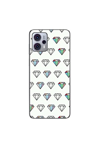 OEM Husa compatibila cu Motorola Moto G23 Silicon Gel Tpu Model Diamonds Patt...